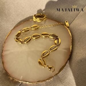 Bracelet Cauris Doré