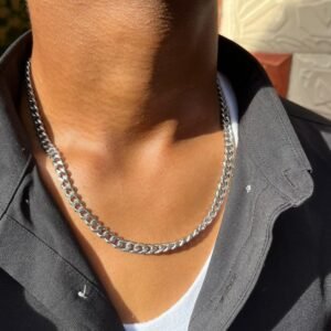 Chaîne Gourmette "L'Éternelle" – Acier Inoxydable Argenté