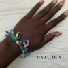 Bracelet Breloques "Lagon Bleu" –