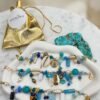 Bracelet Breloques "Lagon Bleu" –