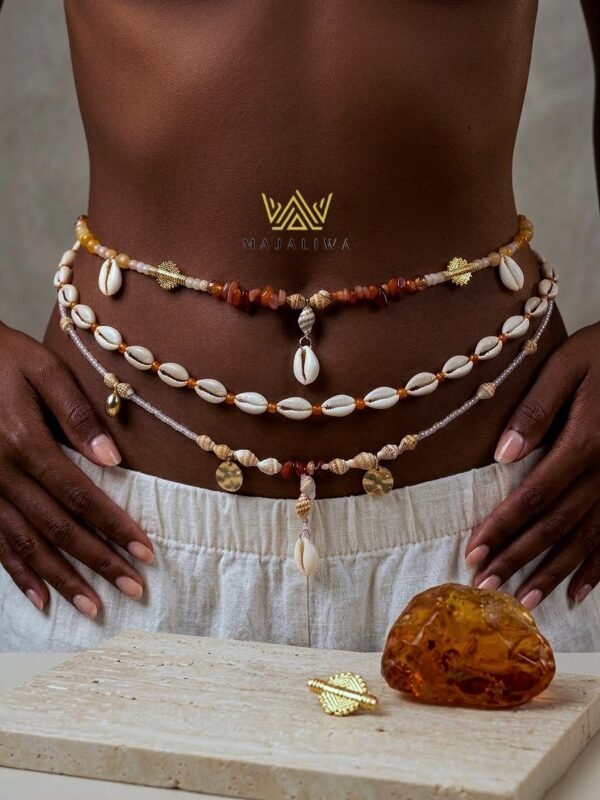 Parure de Hanches "Kauri" – Éclat Ancestral et Luxe Moderne