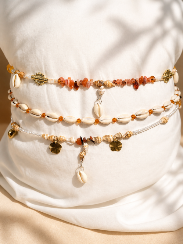 Parure de Hanches "Kauri" – Éclat Ancestral et Luxe Moderne