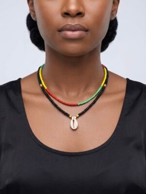 IMG_8620 Collier Double Rang Gbeu-Wêlê — L'Harmonie Culturelle