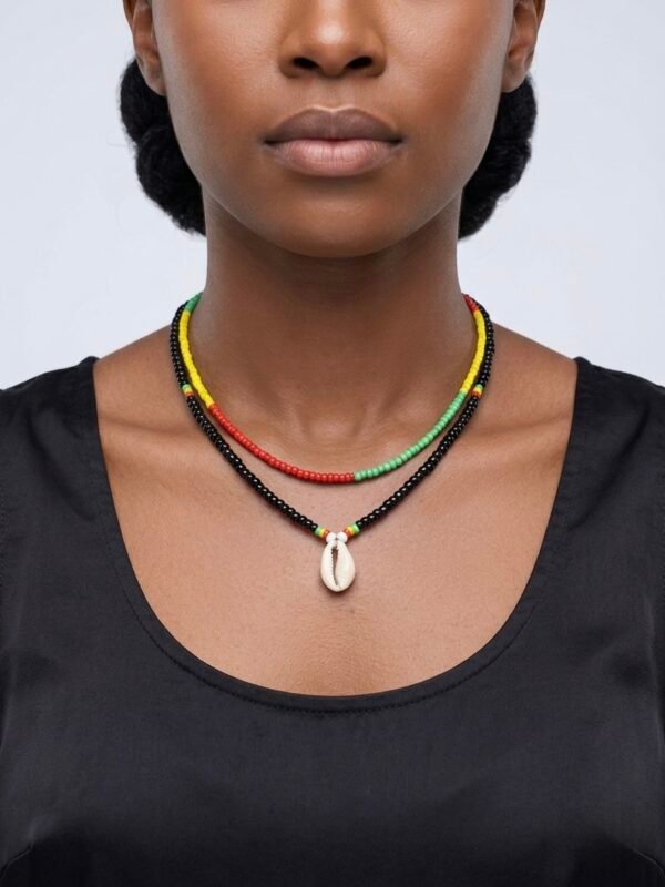 Collier Double Rang Gbeu-Wêlê — L'Harmonie Culturelle